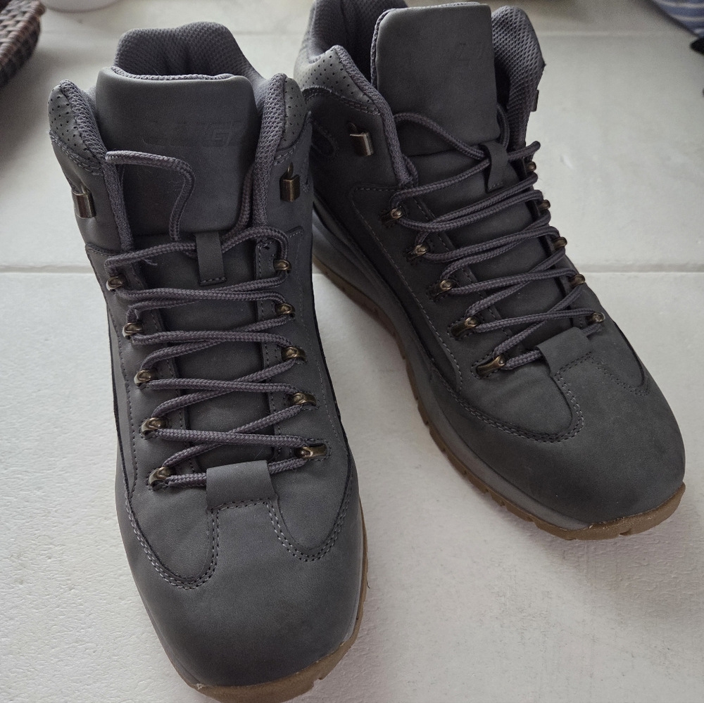 Lugz Slip Resistant Boots Charcoal Gray - Mens Size 9.5 Streetwear